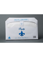 Royalty Distribution Royalty 1/2 Fold Toilet Seat Covers, 20/250 (5,000/Carton)