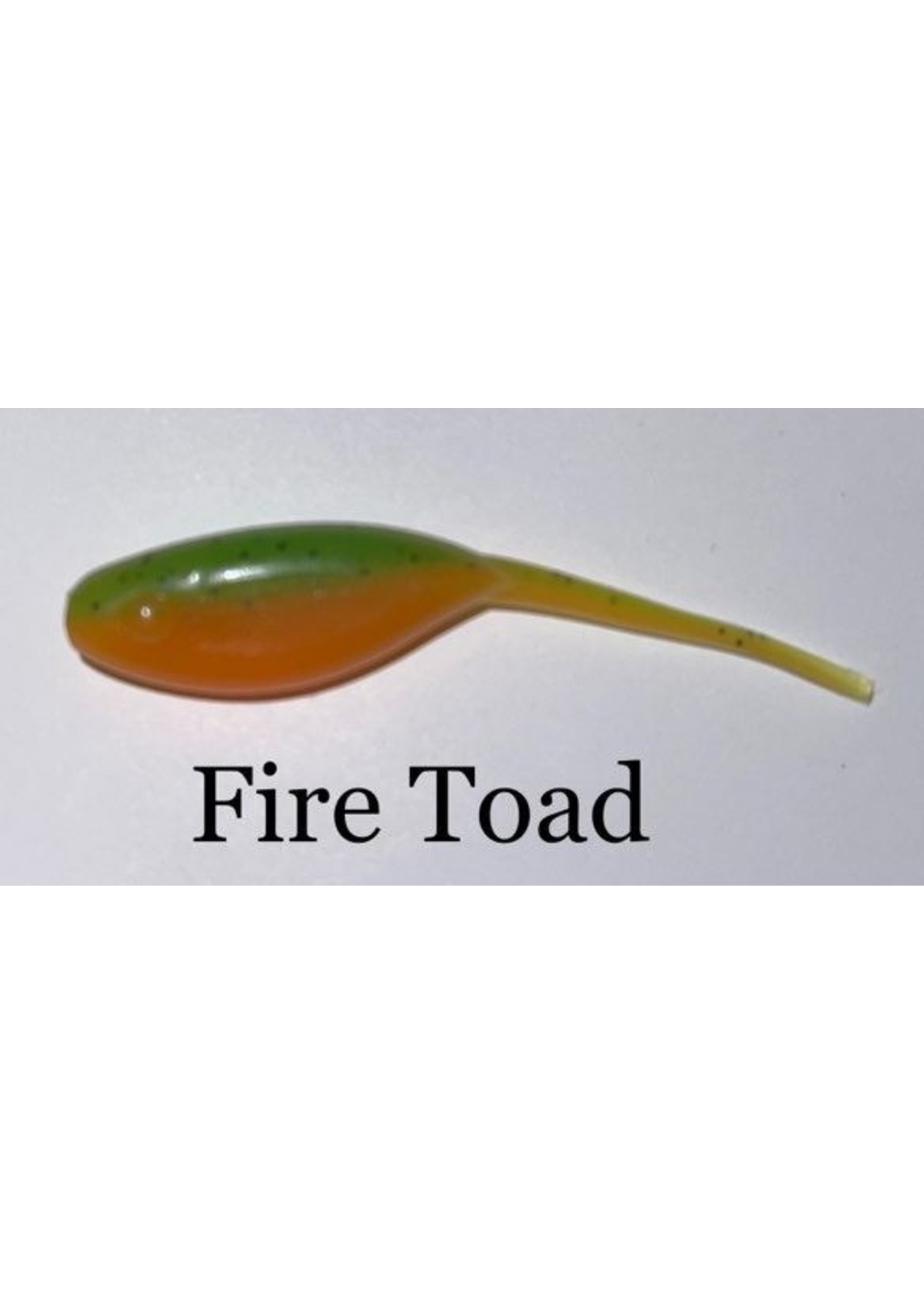 GREEDY BAITS CRAPPIE MINNOWS 10 PCS FIRE TOAD