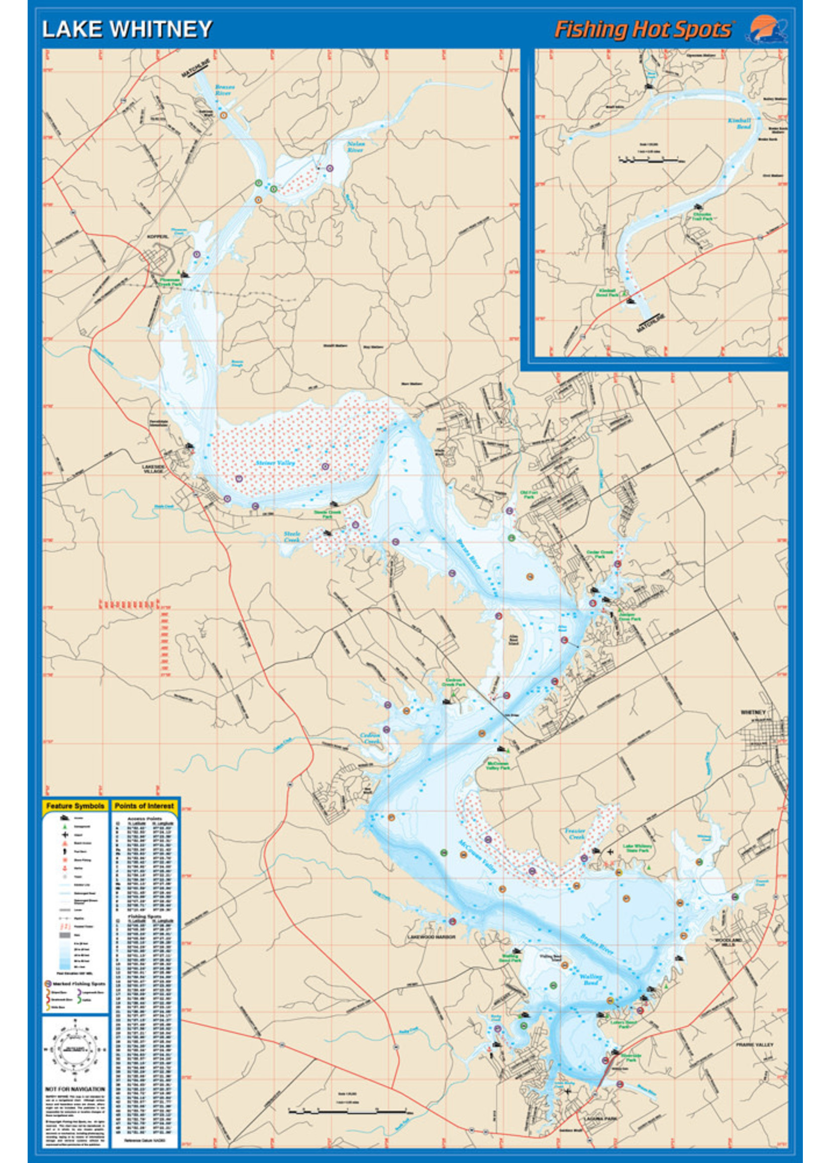 LAKE MAP- LAKE WHITNEY