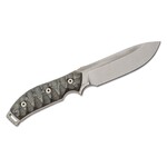 The White River White River Knives Justin Gingrich GTI 4.5" CPM-S35VN Stonewashed Blade, Micarta Handle, Kydex Sheath (WRGTI45-LBO)