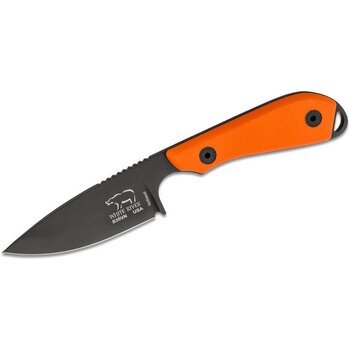 White River Knives M1 Pro Backpacker Fixed Blade Knife 3.25" S35VN Black ionbond, Textured HI-VISE G10 Handles, Kydex Sheath - WRM1-THV-CBI
