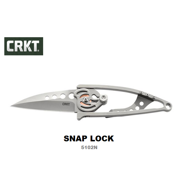 CRKT CRKT Snap-Lock Generation II Folding Knife, 420J2 Plain Edge, CRKT5102N