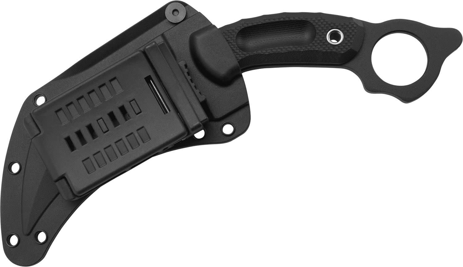 Columbia River CRKT 2630 McGlaun Du Hoc Fixed Blade Karambit 5.095 Powder  Coated Plain Blade, Black G10 Handles, GRN Sheath - Knife Life Canada Ltd.