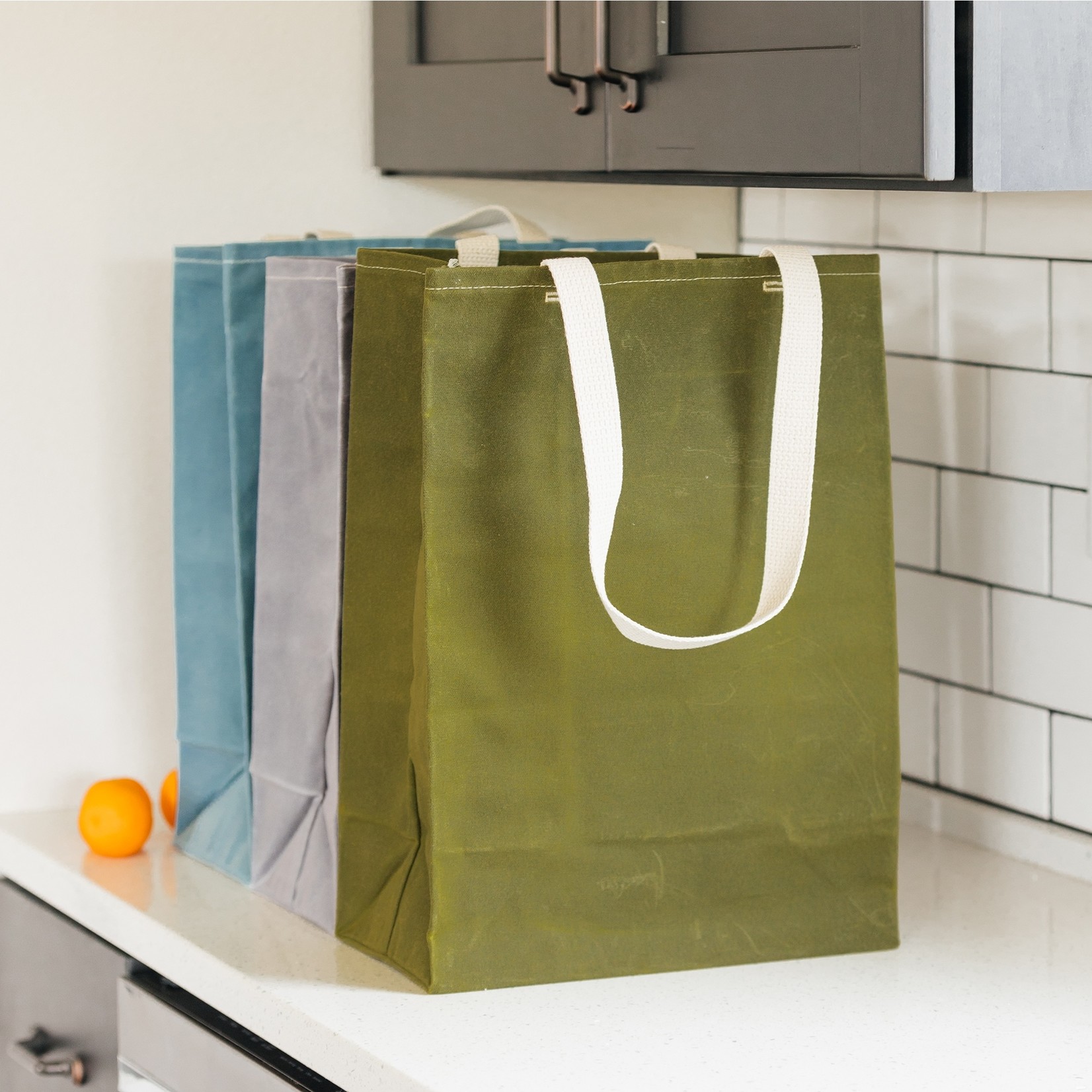WAAM Industries Eco-Friendly Grocery Tote - Olive