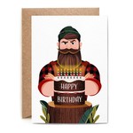 Folio Lumberjack Birthday Card