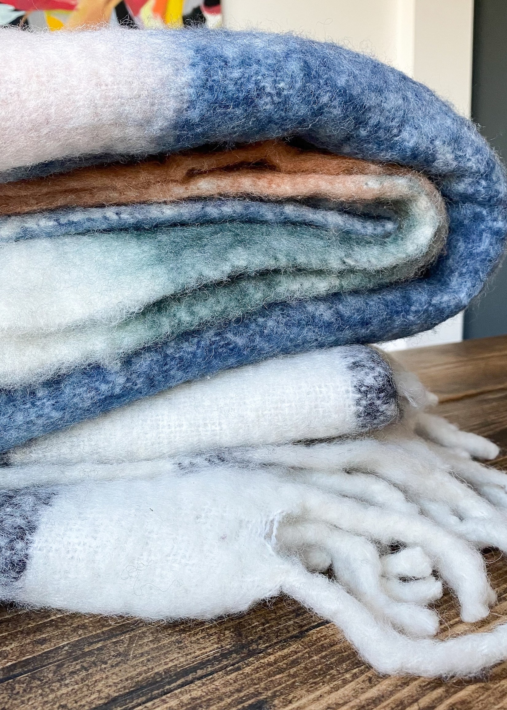Sophie Home Ltd Wool Throw Blanket Revar Multi