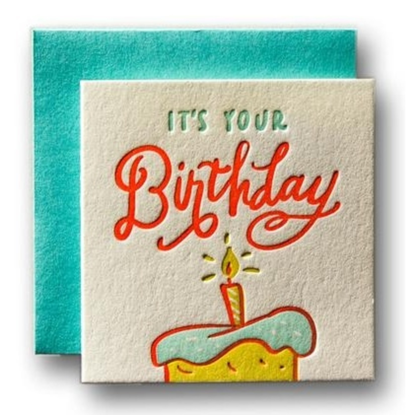 Ladyfingers Letterpress Tiny Birthday Tiny Card