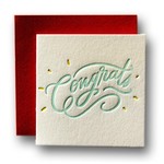 Ladyfingers Letterpress Tiny Congrats Tiny Card
