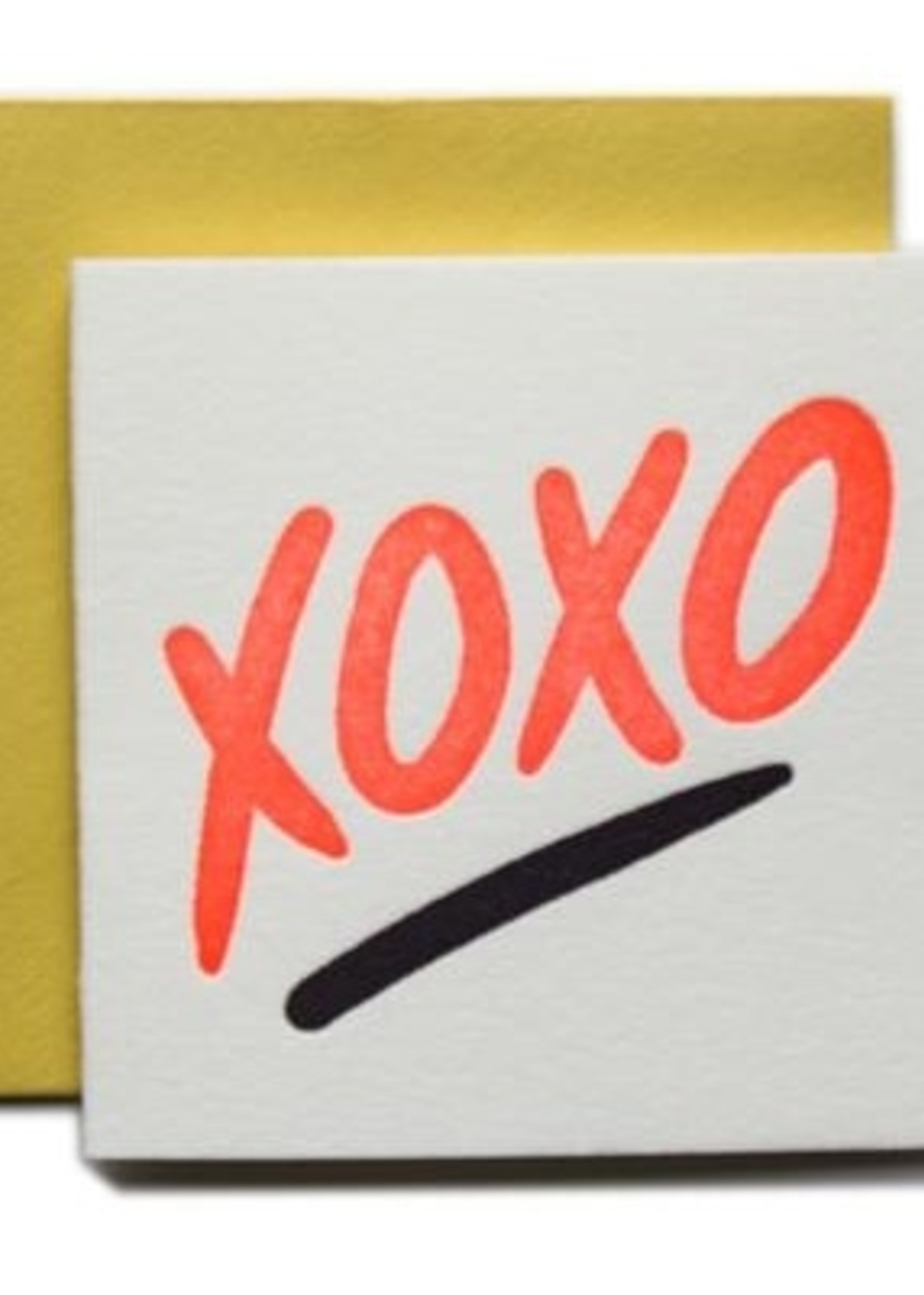 Ladyfingers Letterpress Tiny Xoxo Card