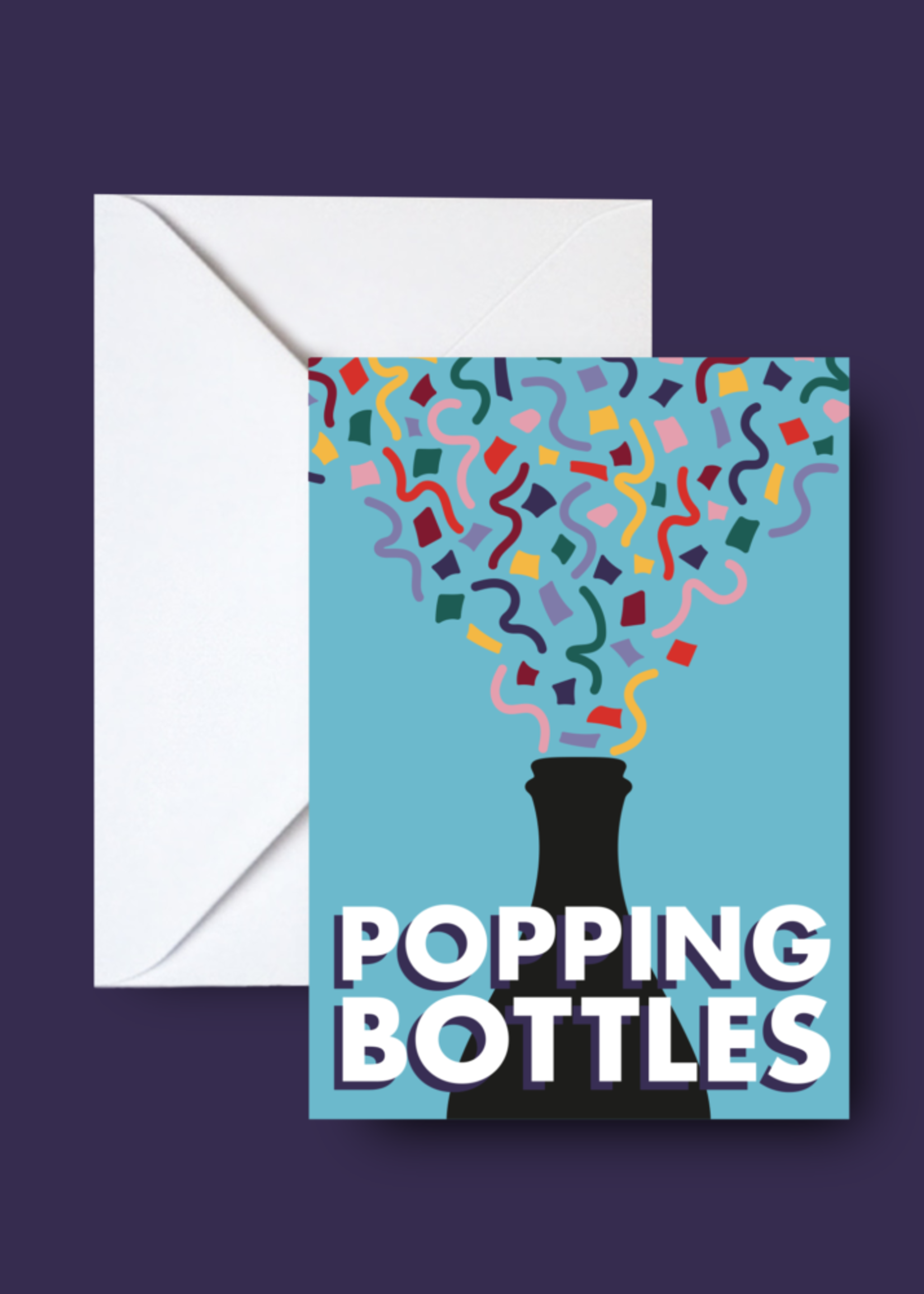 Studio Emo Popping Bottles Card
