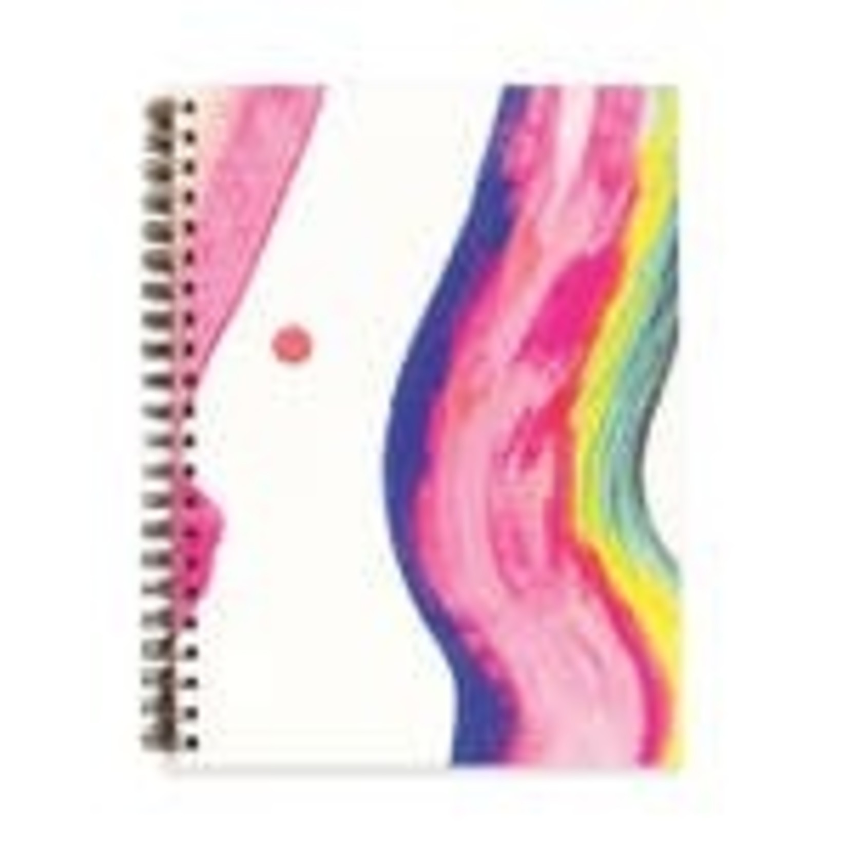 Moglea Candy Swirl Painted Journal