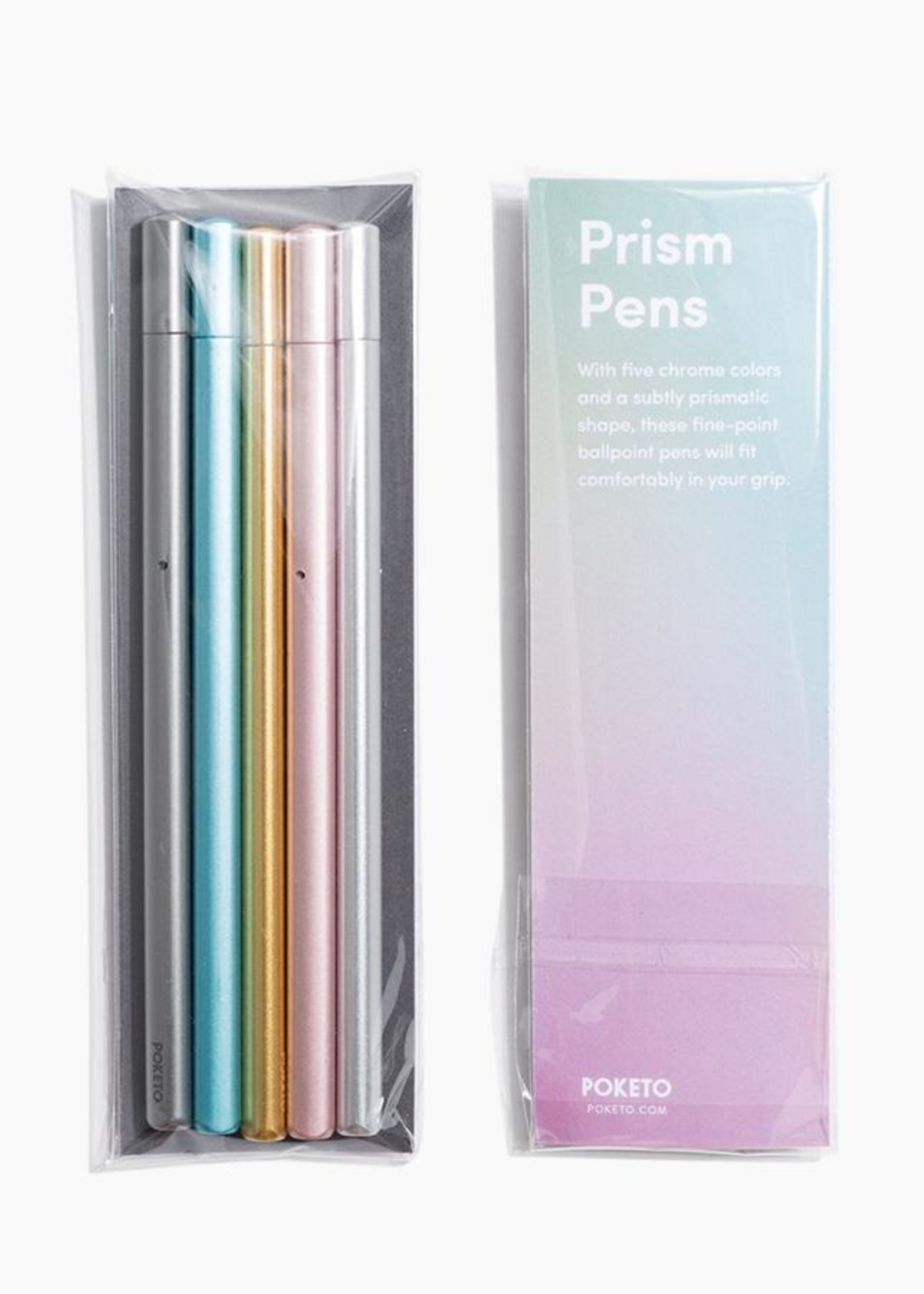 Poketo 5Pack - Prism Rollerball Pens