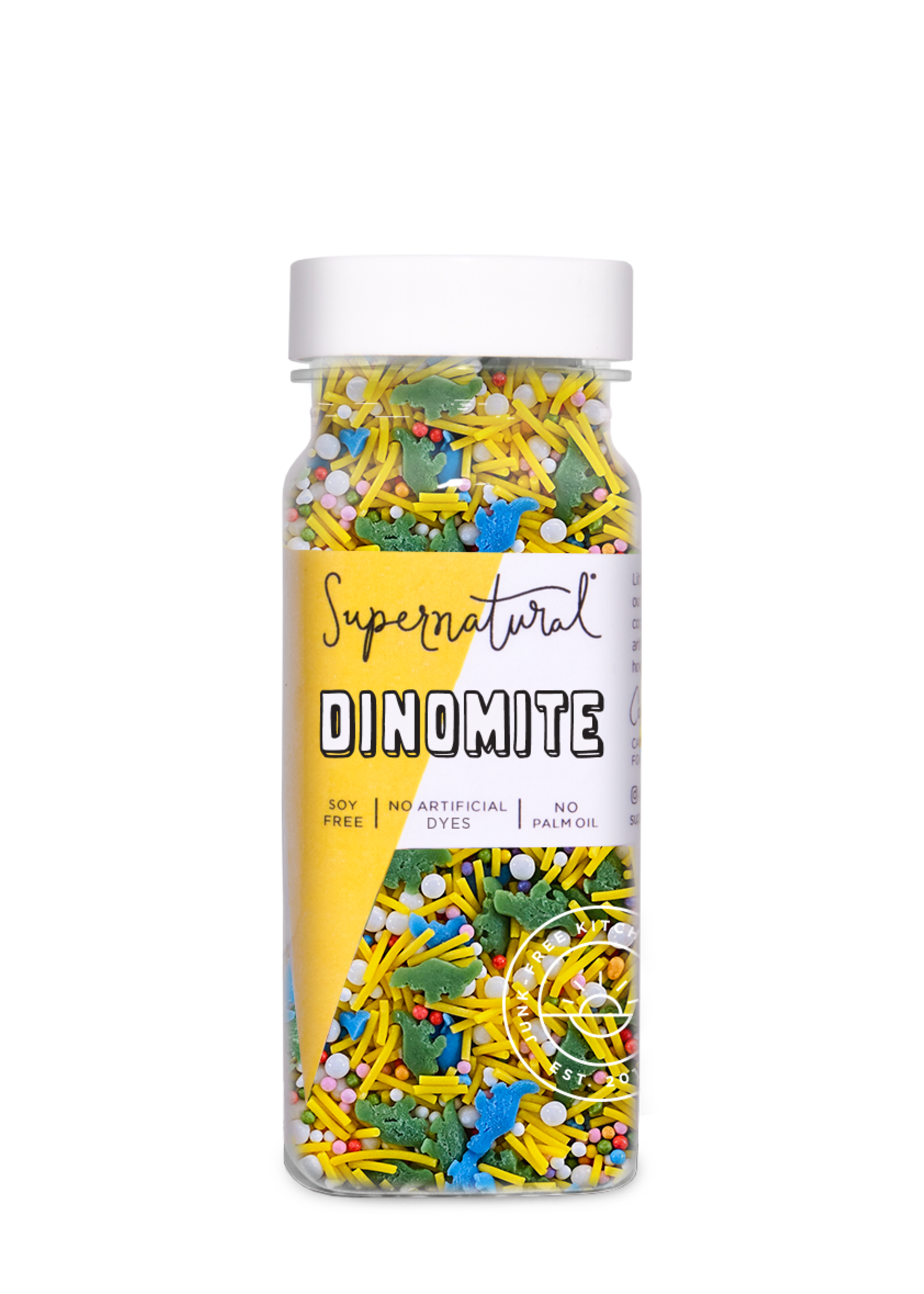 Supernatural Dye-Free Dinomite Sprinkles