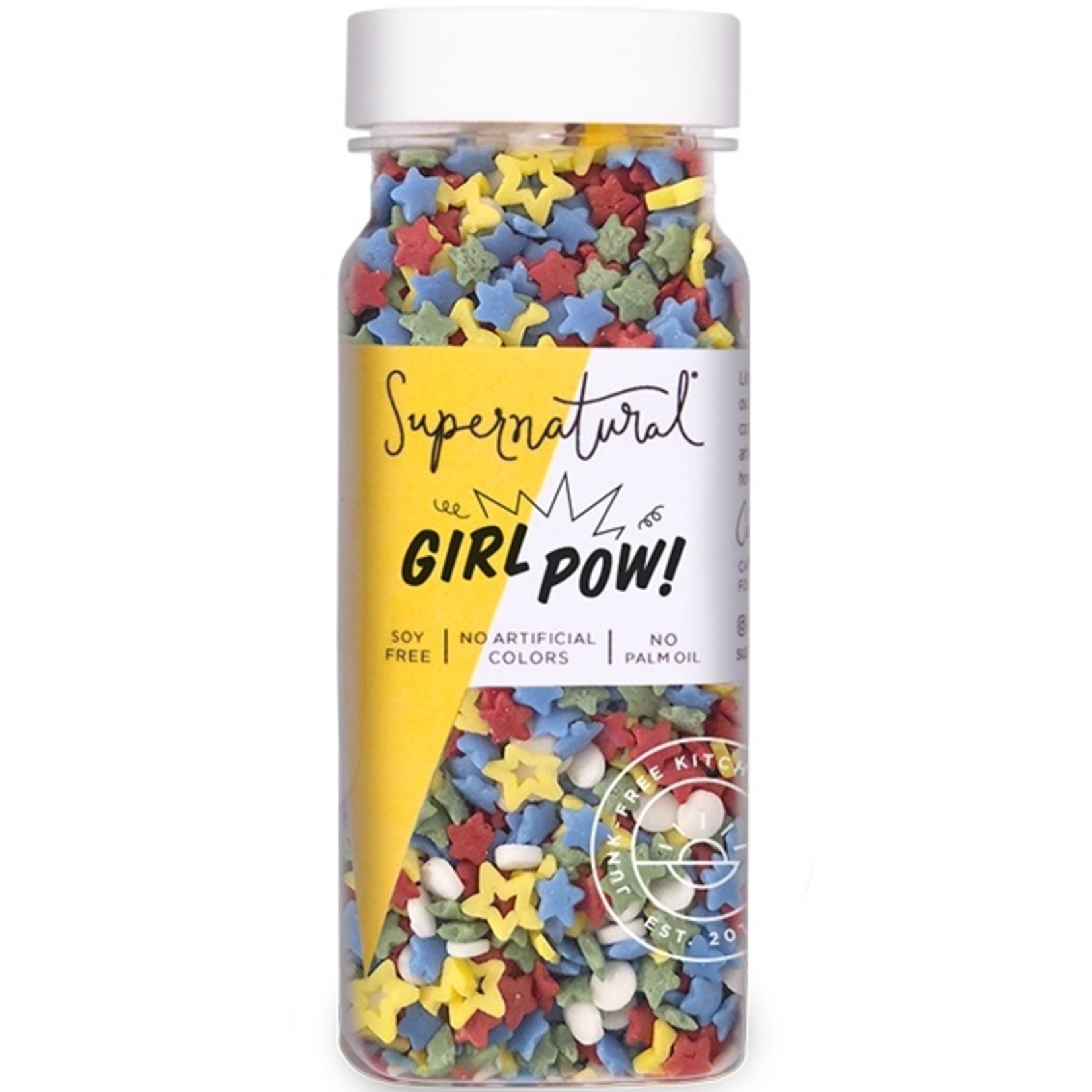 Supernatural Dye-Free Girl Pow! Sprinkles