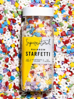 Supernatural Dye-Free Rainbow Starfetti Sprinkles