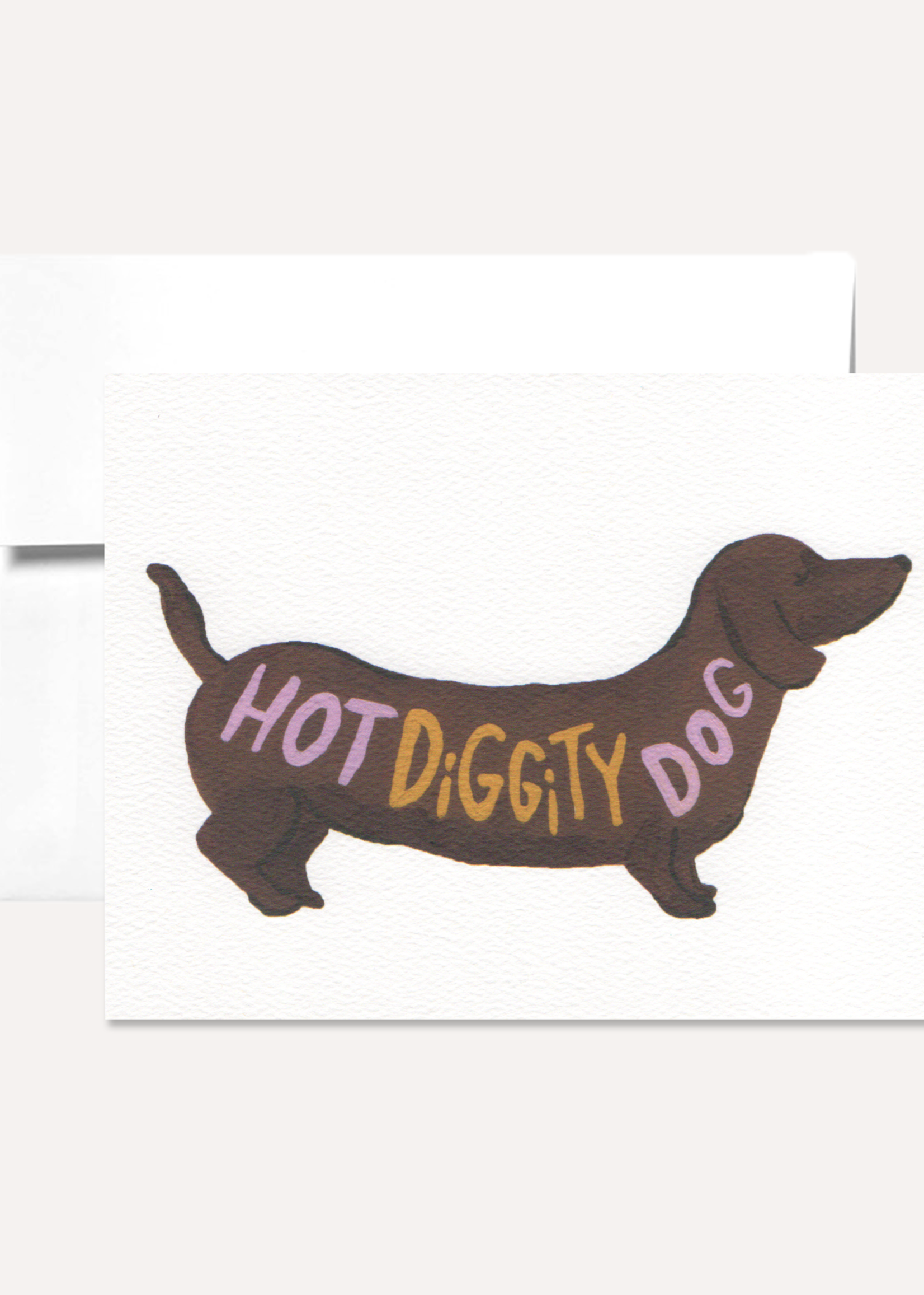 Persika Designs Hot Diggity Dog Card