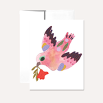 Persika Designs Pink Dove Card