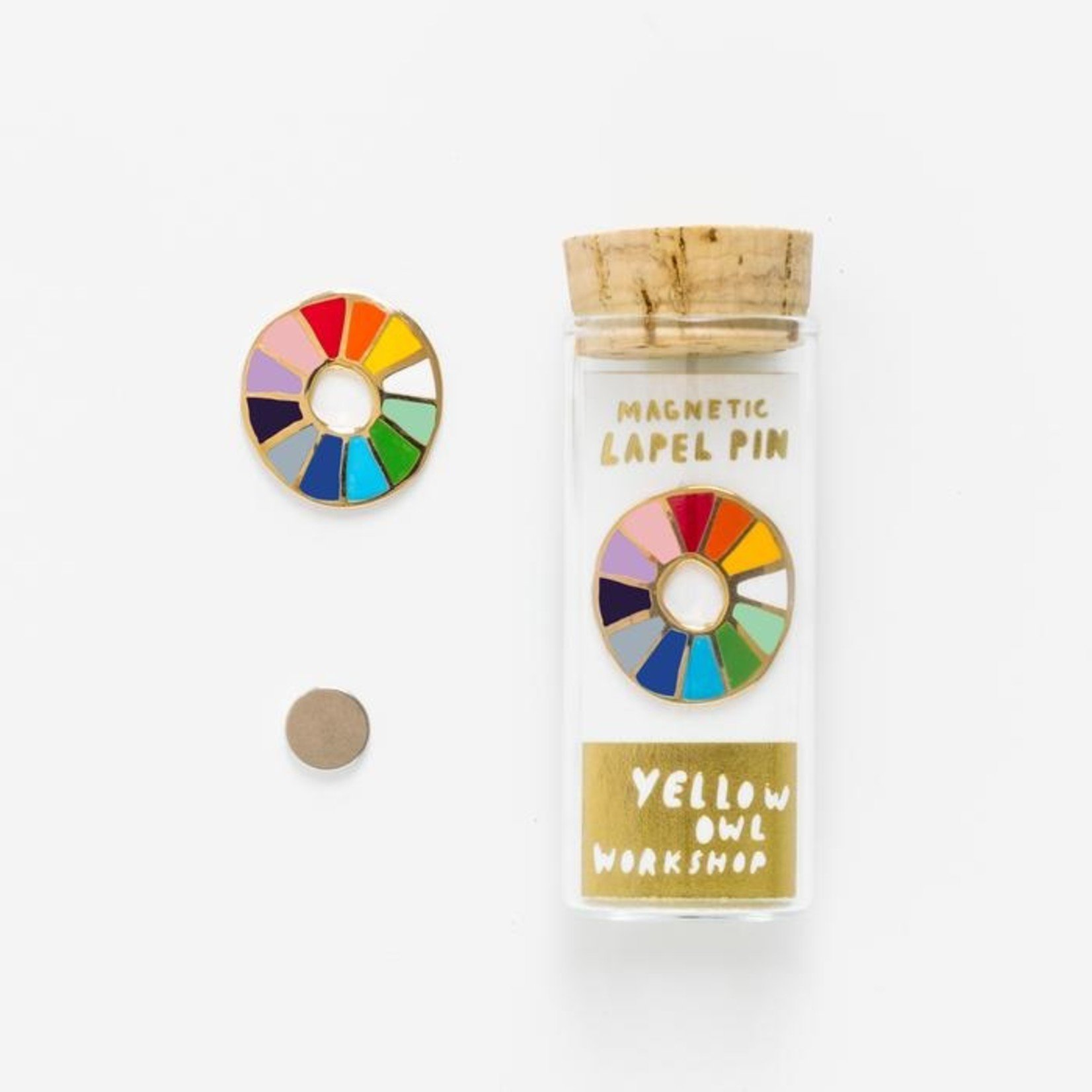 Yellow Owl Workshop Color Wheel PIn