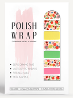 Polish Wrap Abstract Daisy Polish Wrap