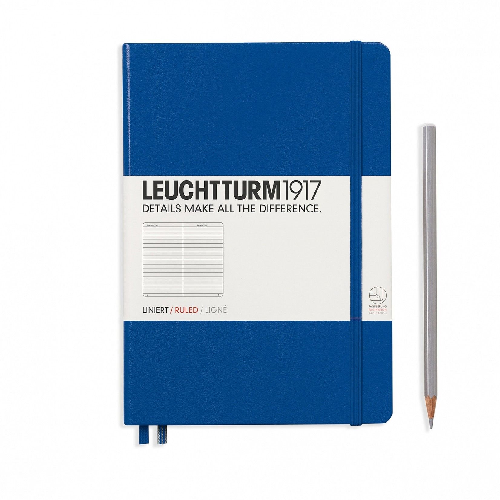 LEUCHTTURM1917 Notebook Hardcover Pocket (A6) - 187 pages - Royal Blue/Ruled