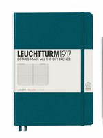 LEUCHTTURM1917 Notebook Hardcover Pocket (A6) - 187 pages - Pacific Green/Ruled
