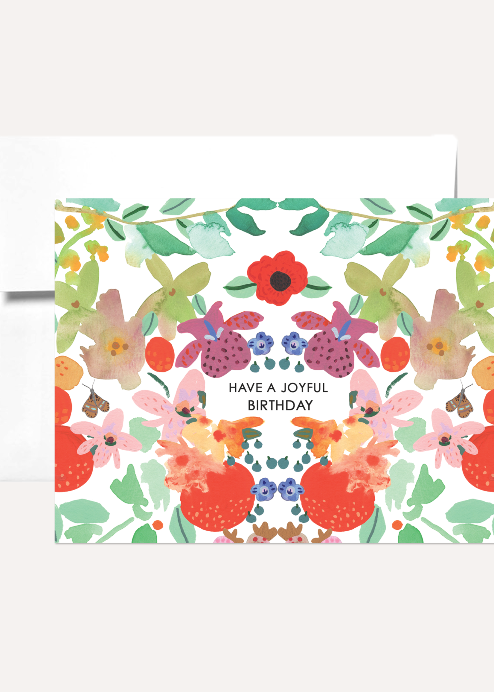Persika Designs Joyful Birthday Greeting Card