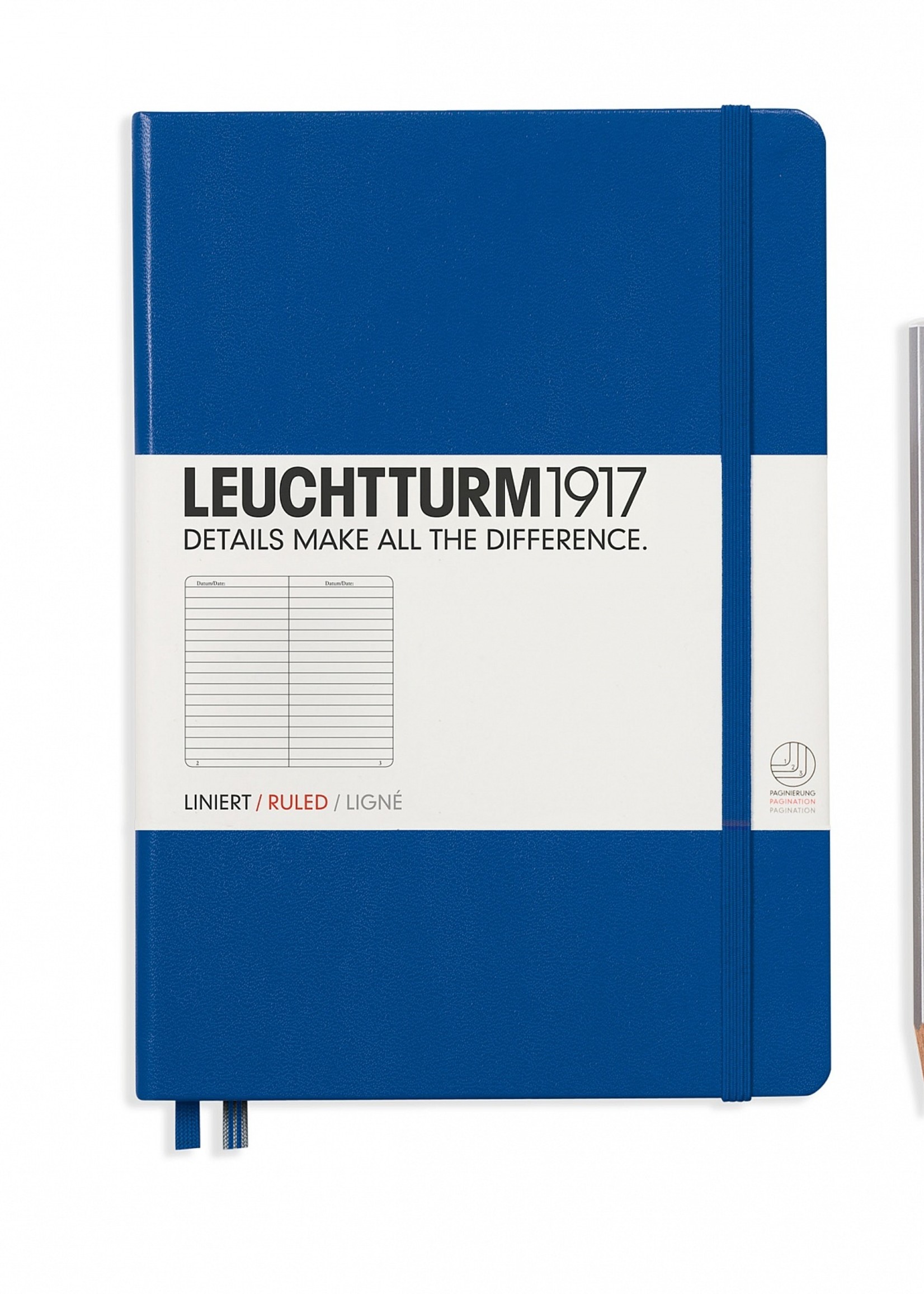 LEUCHTTURM1917 Notebook Hardcover Medium (A5) - 251 pages-Royal Blue/Ruled