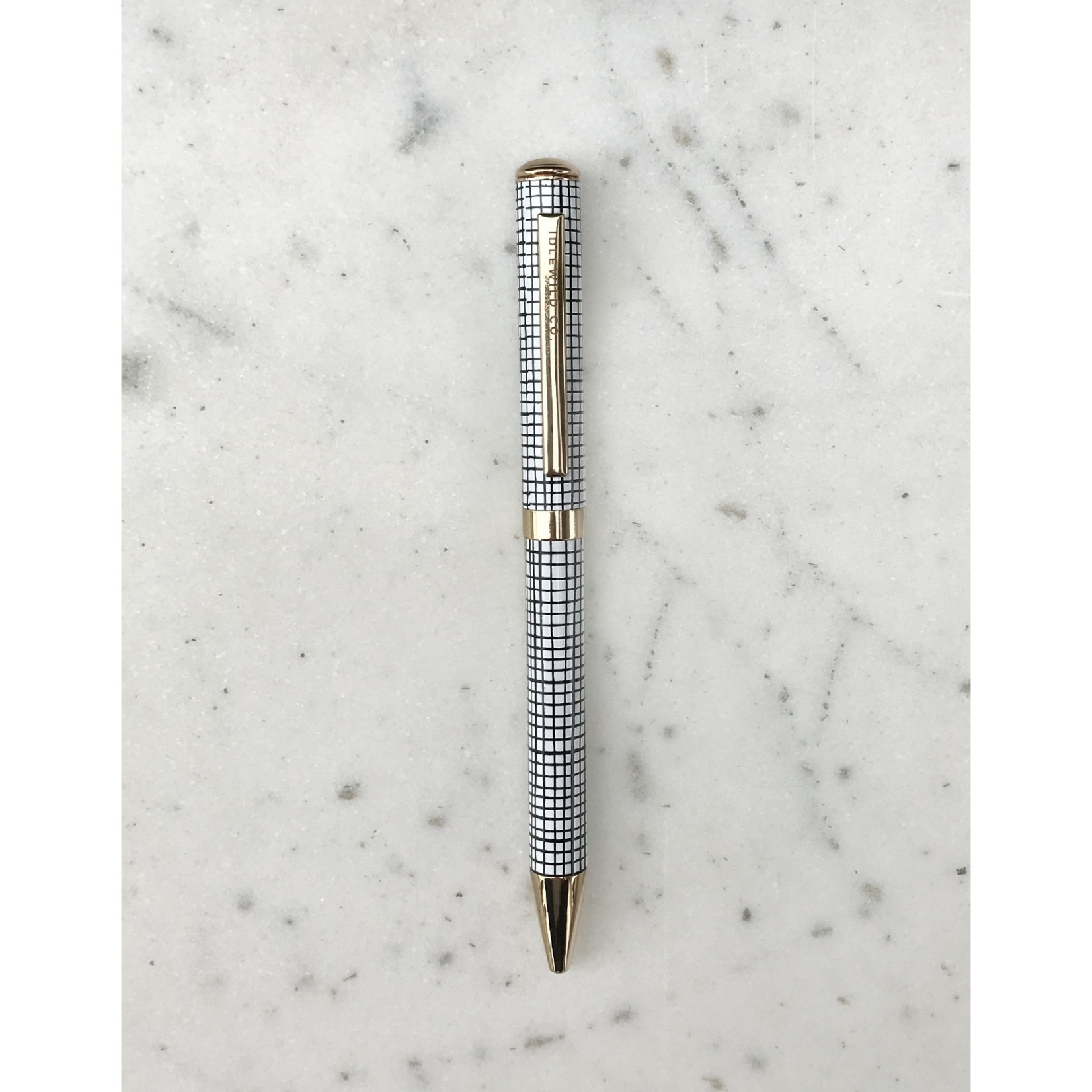 Idlewild Co. Grid Ballpoint Luxe Pen