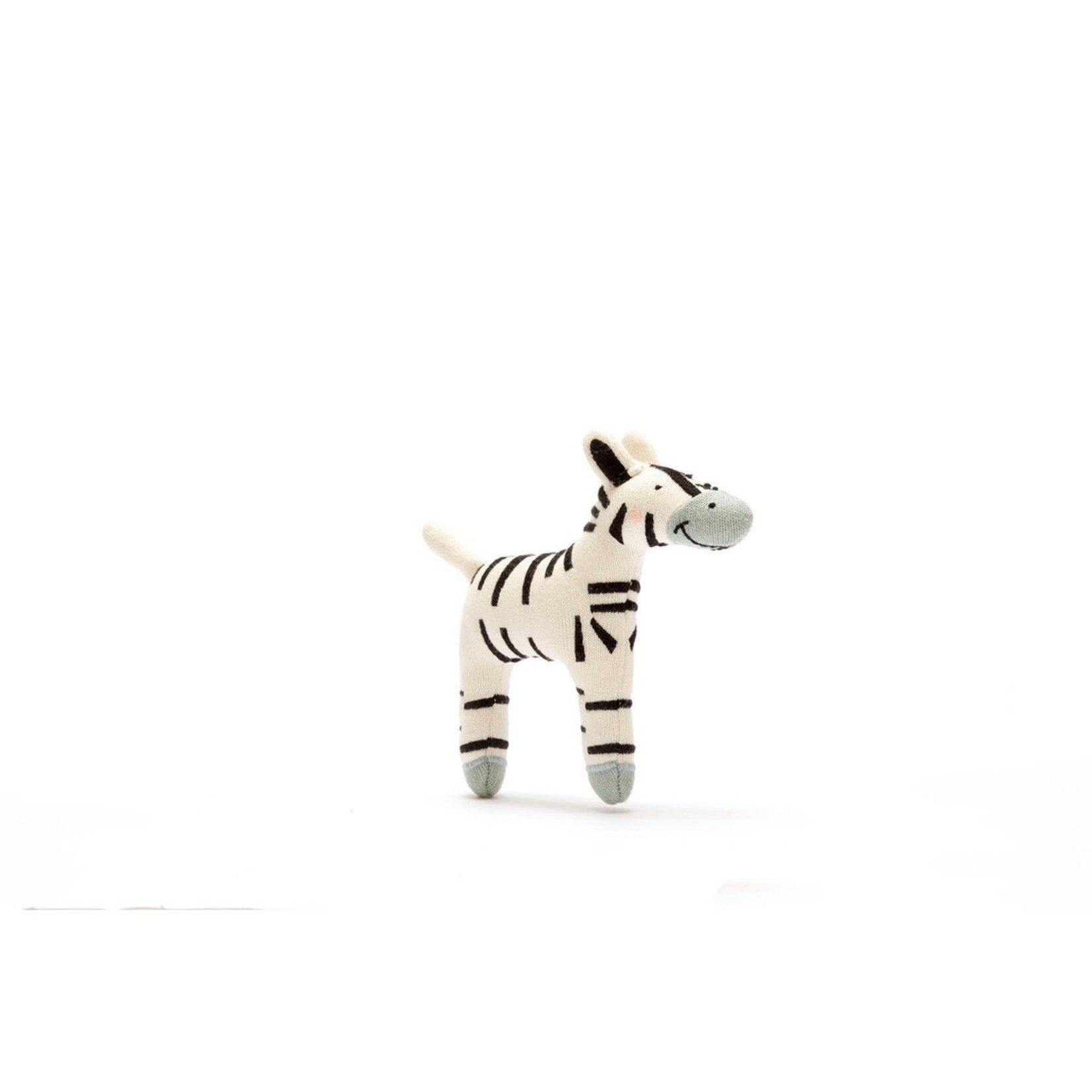 Best Years Ltd Small Organic Zebra Plush Baby Toy