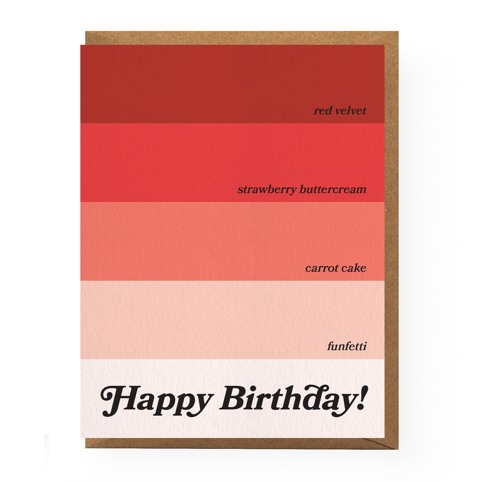 Boss Dotty Paper Co Paint Chip Birthday Card