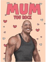 Cheeky Chops Cards & Wanky Candles Mother's day card The Rock For Mum
