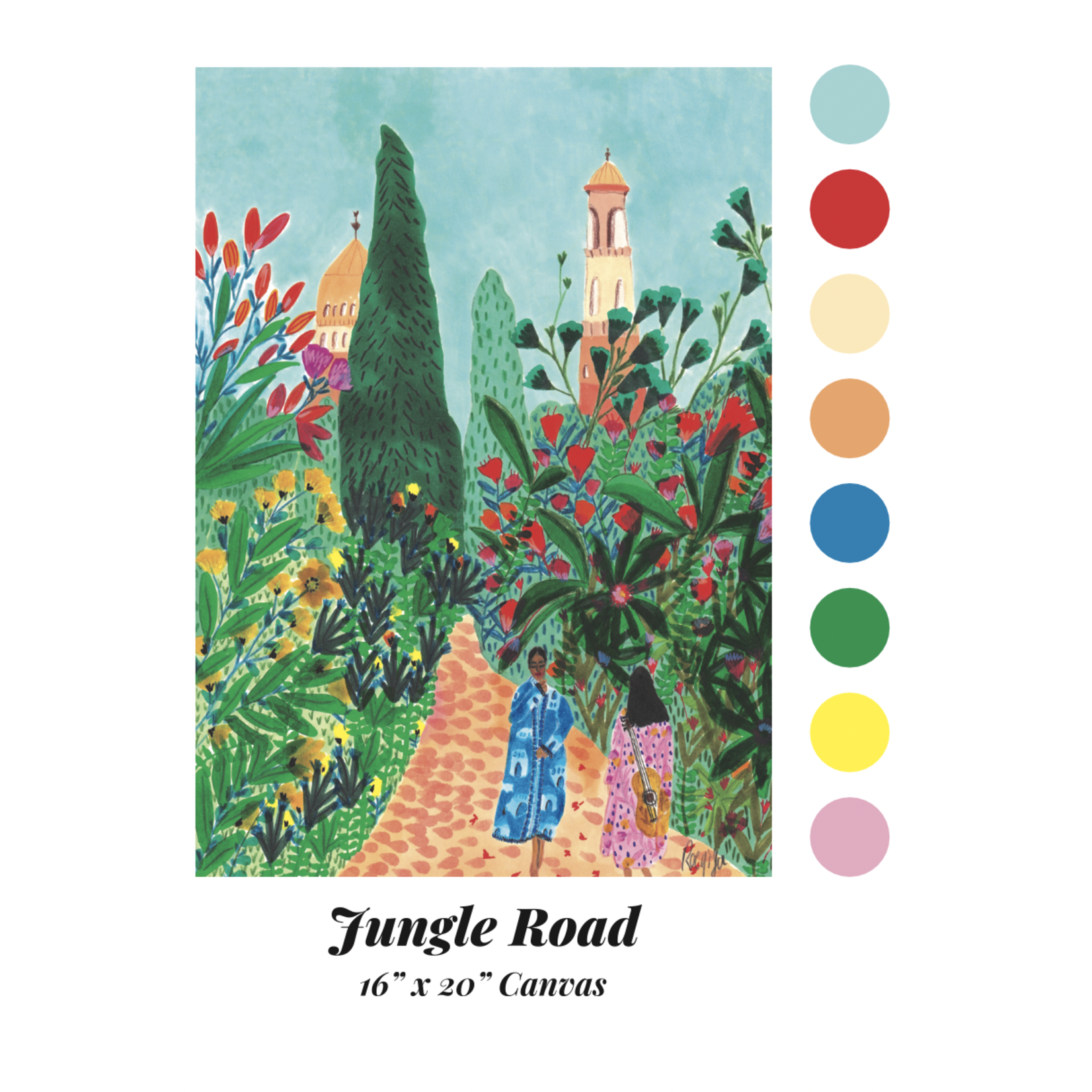 paint anywhere Jungle Road by Roeqie Paint Paint by Numbers