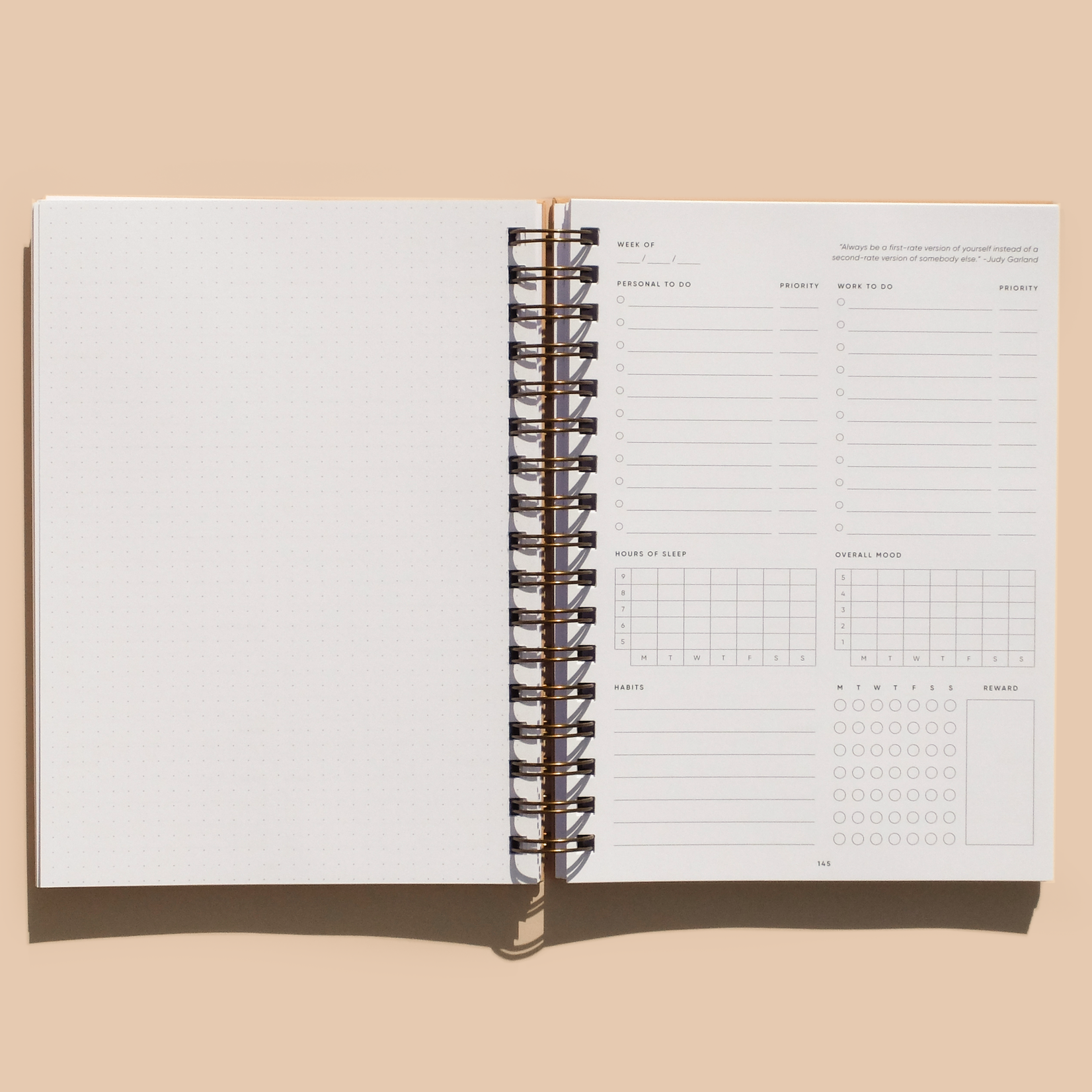 Simple Self The Self Care Planner Daily Edition - Blush