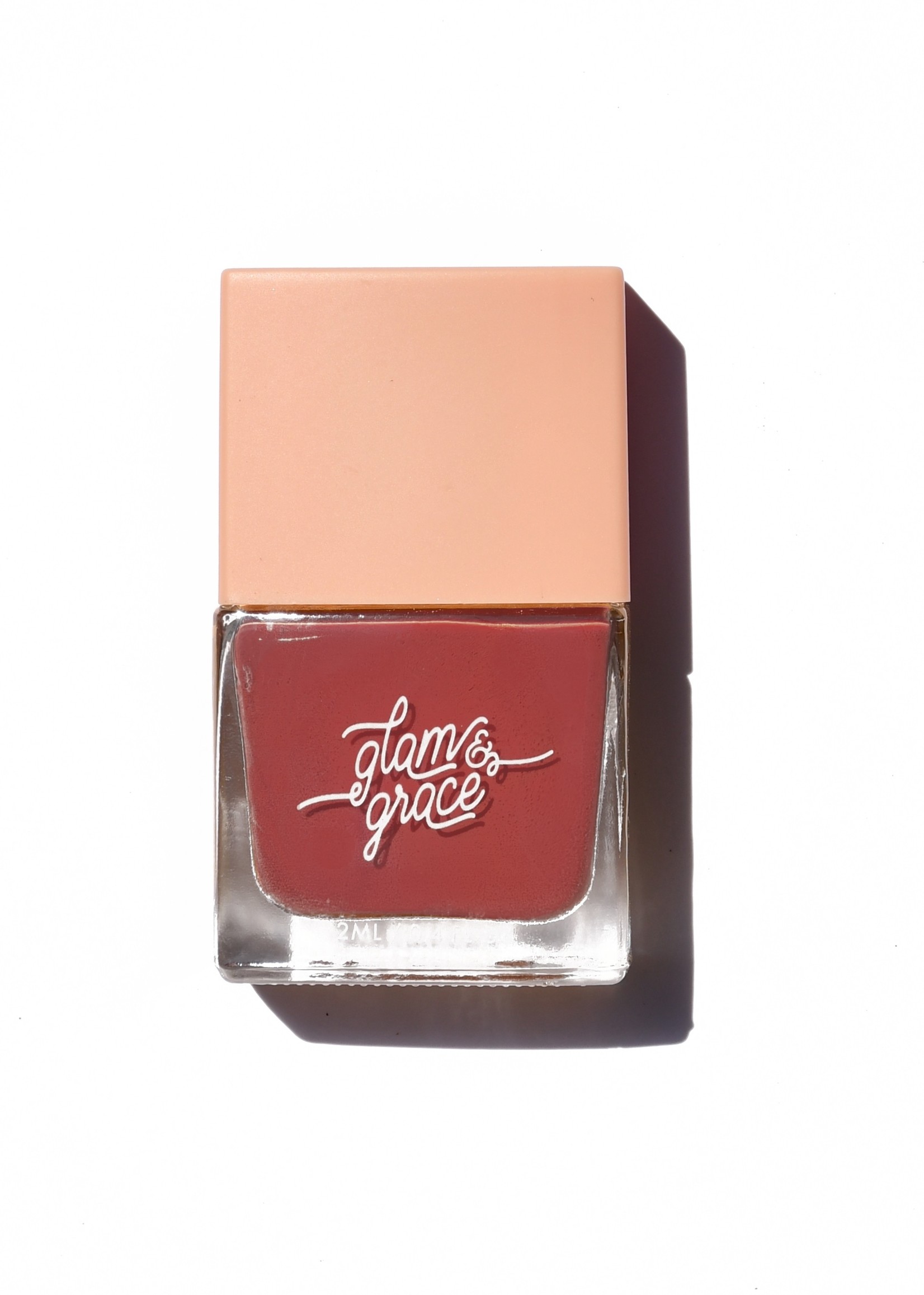 Glam & Grace Nail Polish - Muted Red