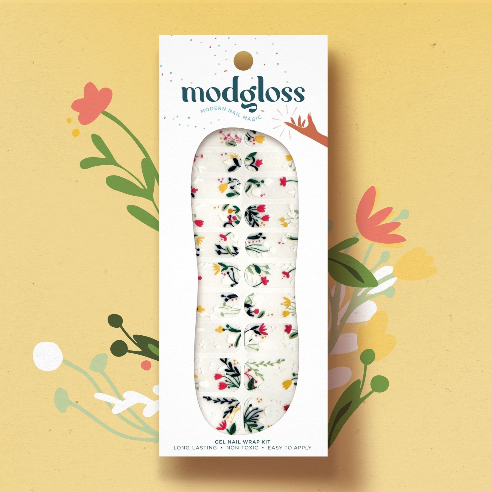 Modgloss Garden Party Transparent Nail Wrap Kit