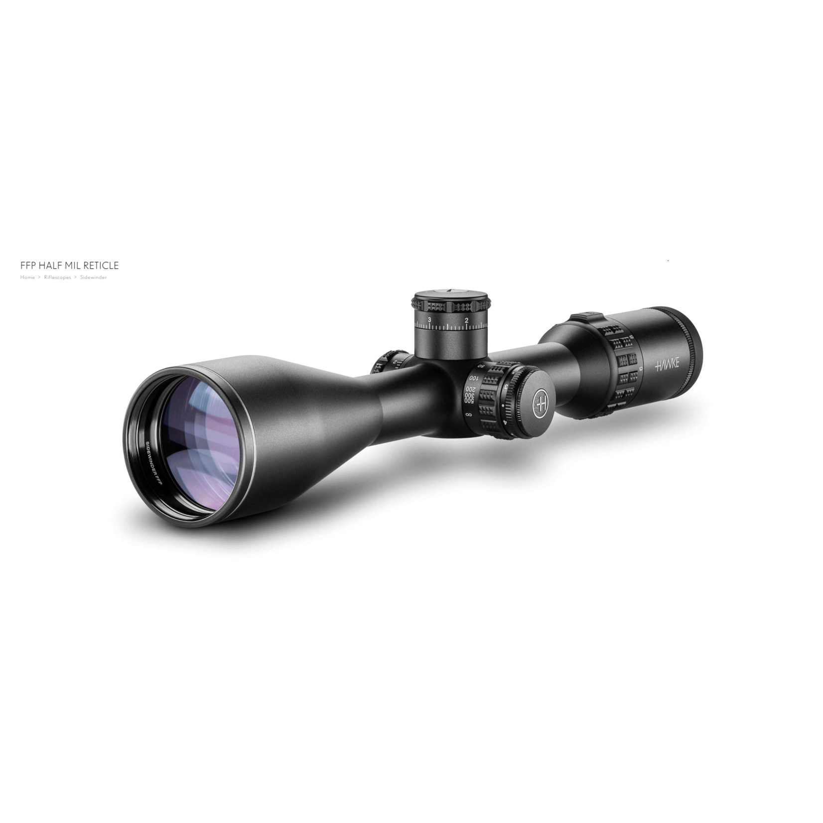 Hawke Optics Hawke SideWinder 6-24x56 SF FFP Half Mil 17460