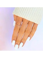 Pave Open Circle Ring -6