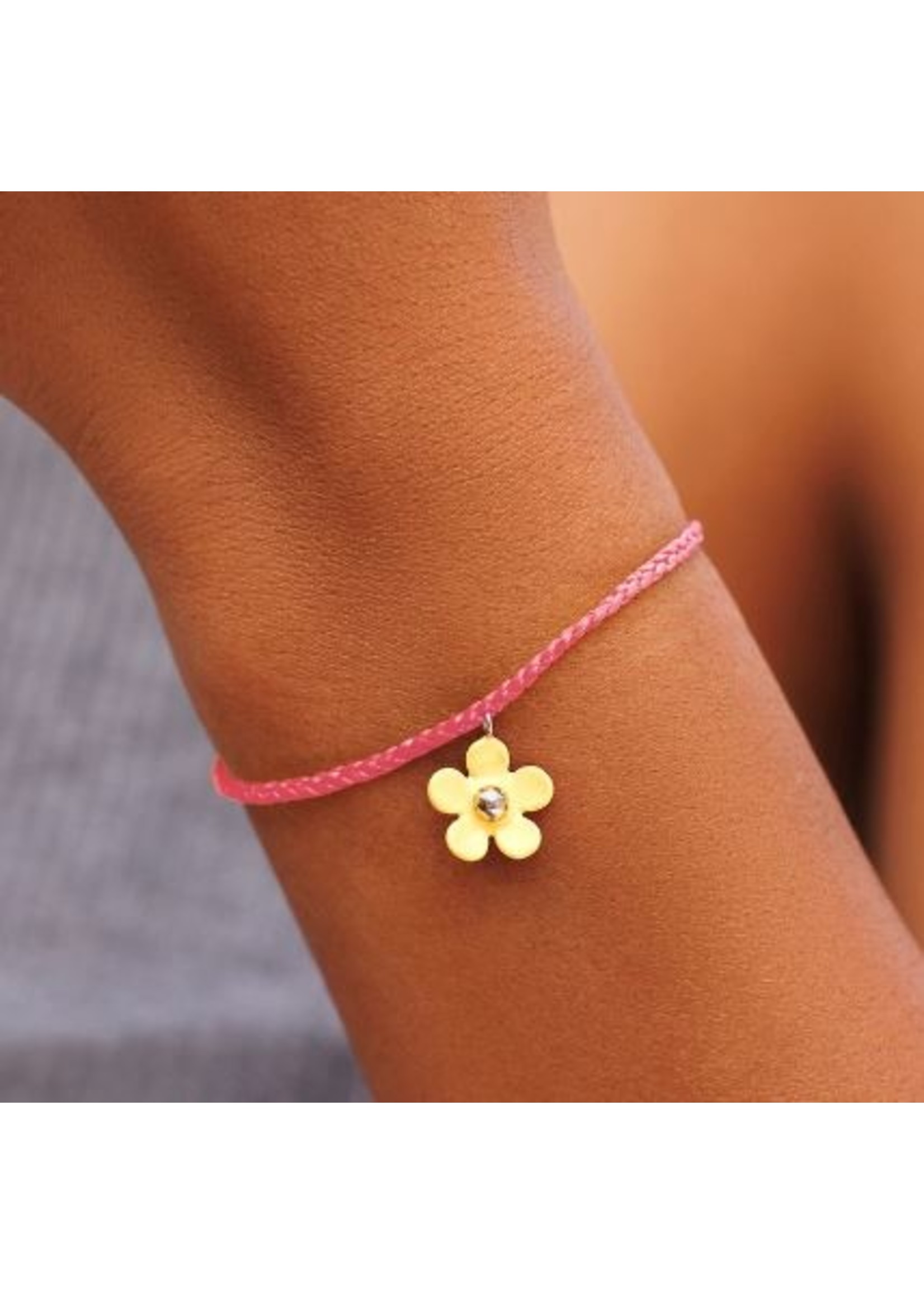 Enamel shop flower bracelet
