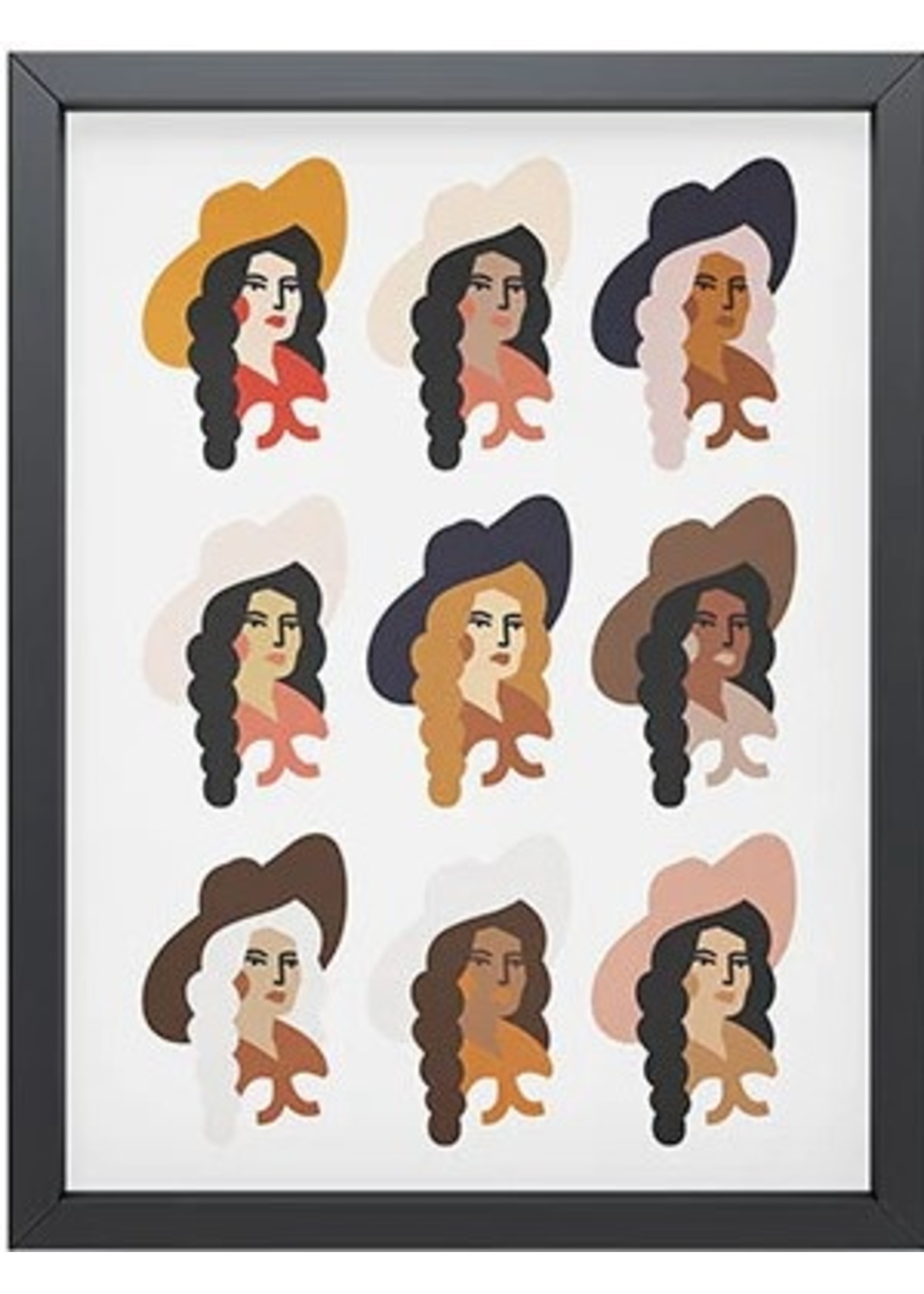 Cowgirl Art Canvas