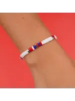 Fourth of July Tile Bracelet