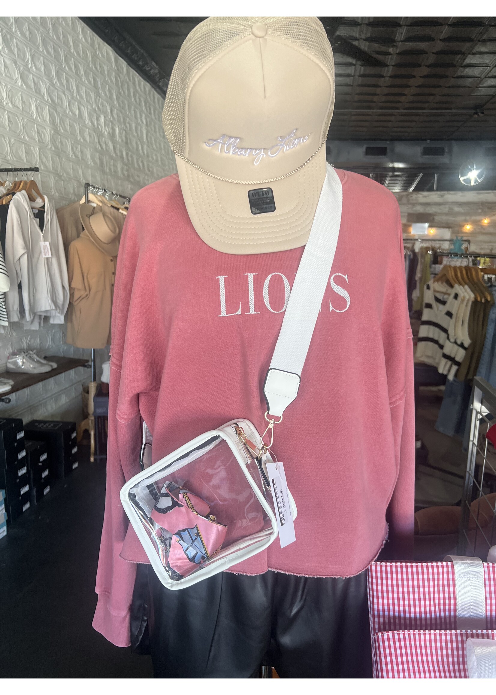 Clear Stadium Crossbody Soco Boutique