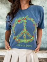 wreath peace tee