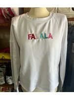 FALALA Embroidered Raw Hem