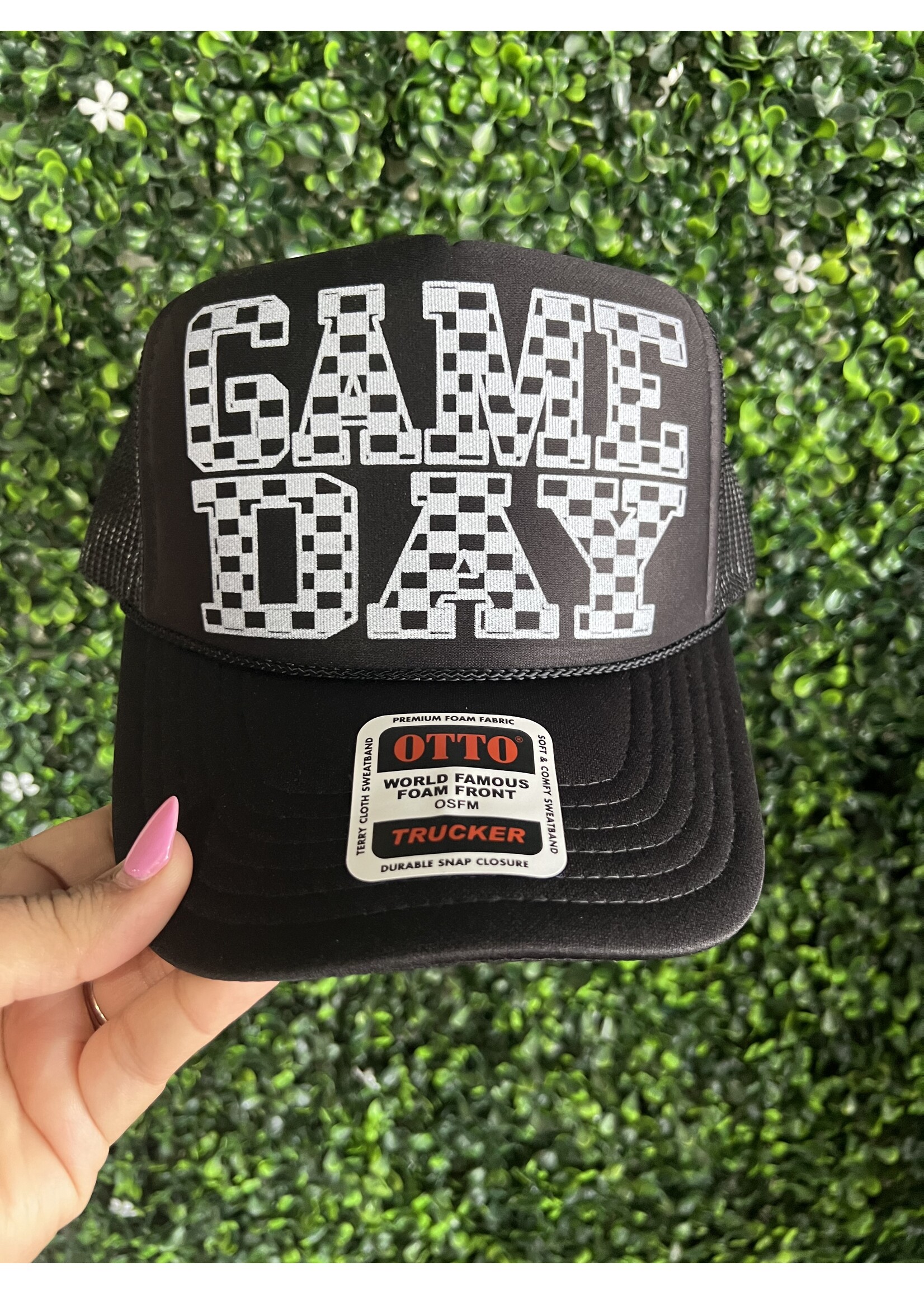 Checkered Game Day Hat