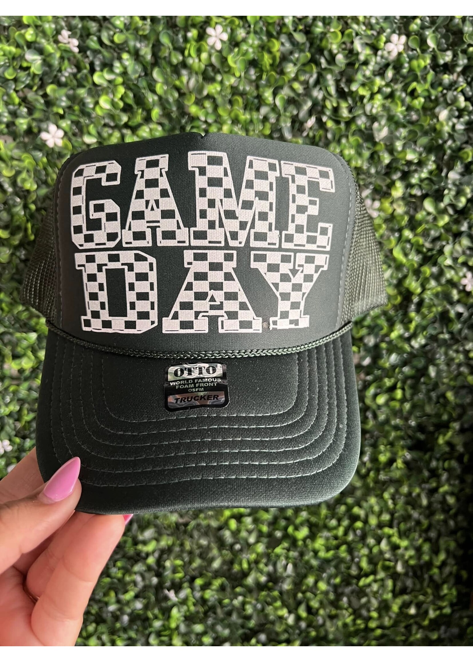Checkered Game Day Hat