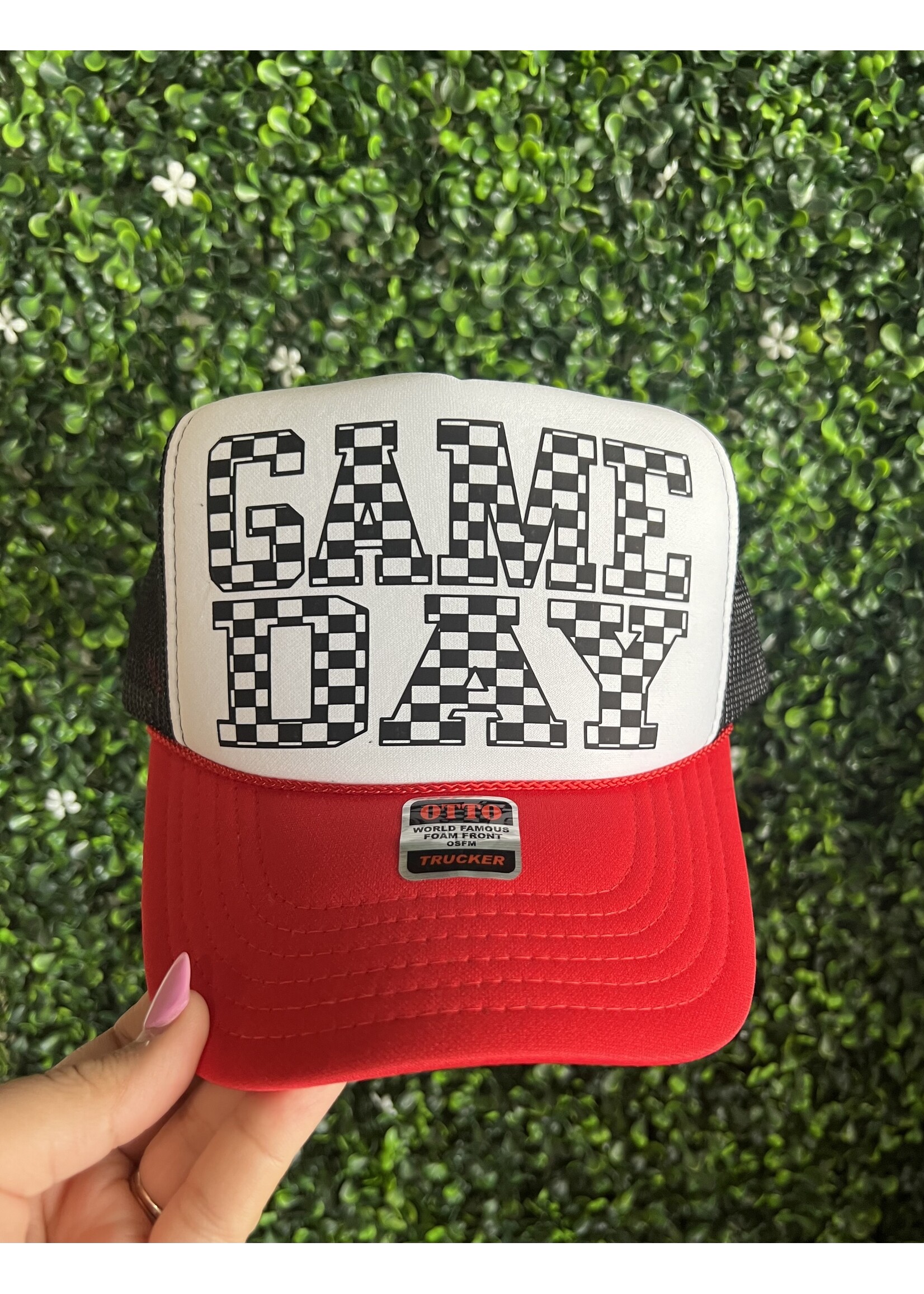 Checkered Game Day Hat