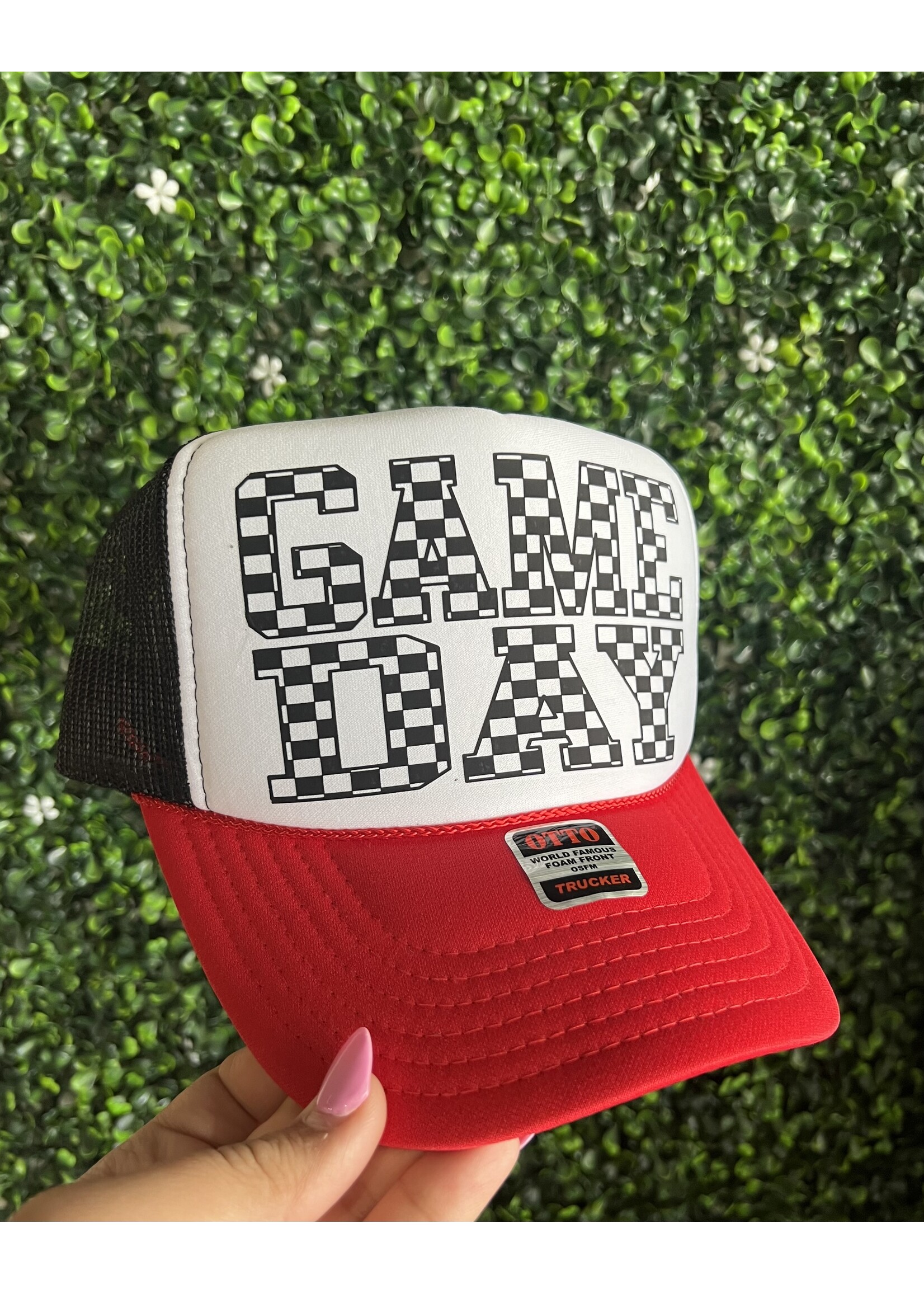 Checkered Game Day Hat