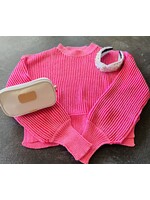 Two Tone Knit Sweater