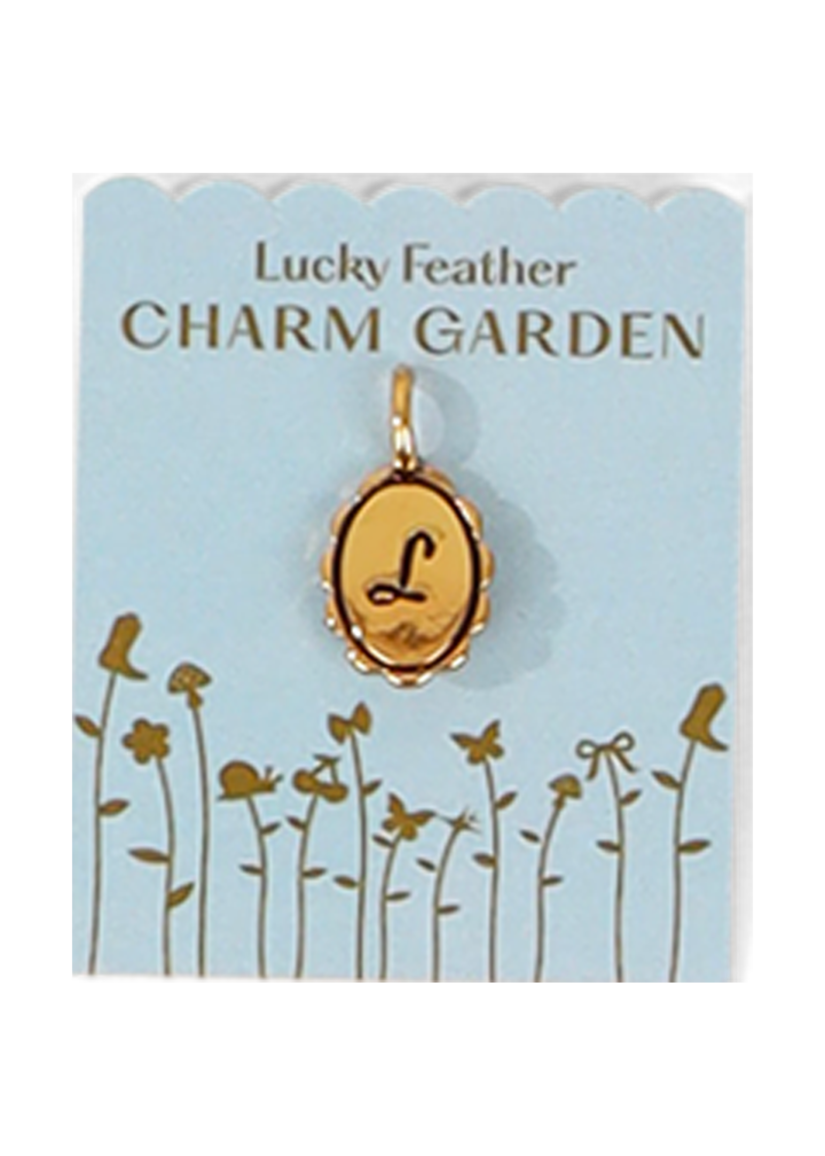Scalloped Initial Charm
