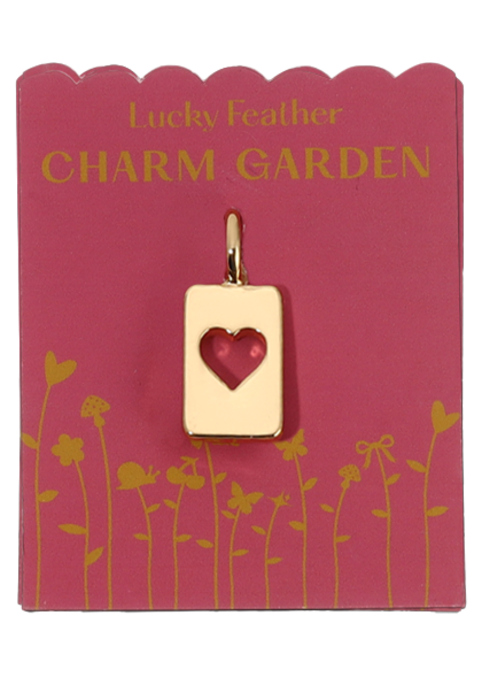 Love Cut Out Heart Charm